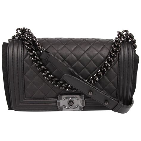 chanel so black boy bag mini|chanel boy online shop.